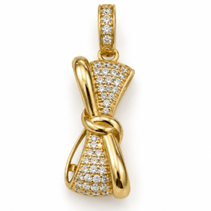 7236cd52-1645-4756-f2a9-08df18b80e7c.png Dije Fancy Lazo CZ 10k Weight 2.5gr