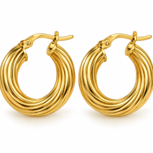 argollas Extra Torcido 10k Size 1 Weight 2.7gr K32870C
