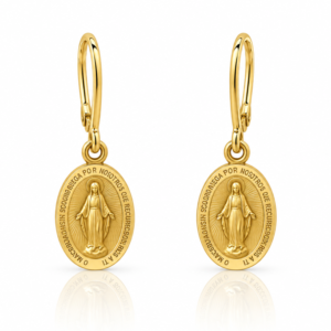 7c09bc17-0539-4358-c24d-08df0d4f78be.png Pendientes Virgen Ovalado 14k Weight 2.2gr