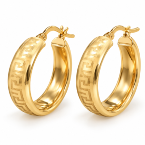 argollas Estilo Griegas Planas 10k Size 2 x 5mm Weight 3.3gr K32443