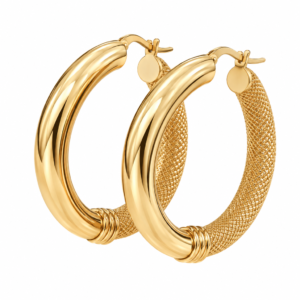 Argollas 14k Weight 5.9gr