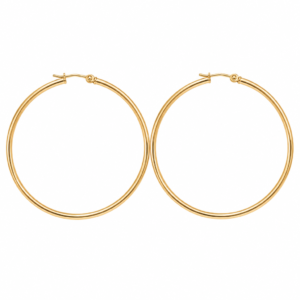 argollas Estilo JLO 14k Weight 3gr