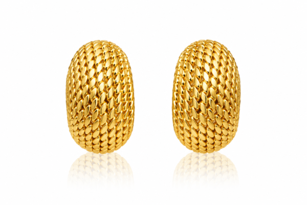 Aretes Nudados 14k Weight 5.1gr