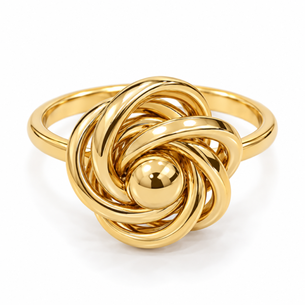 Anillo Fancy Nudo Size 7 Weight 2.5gr