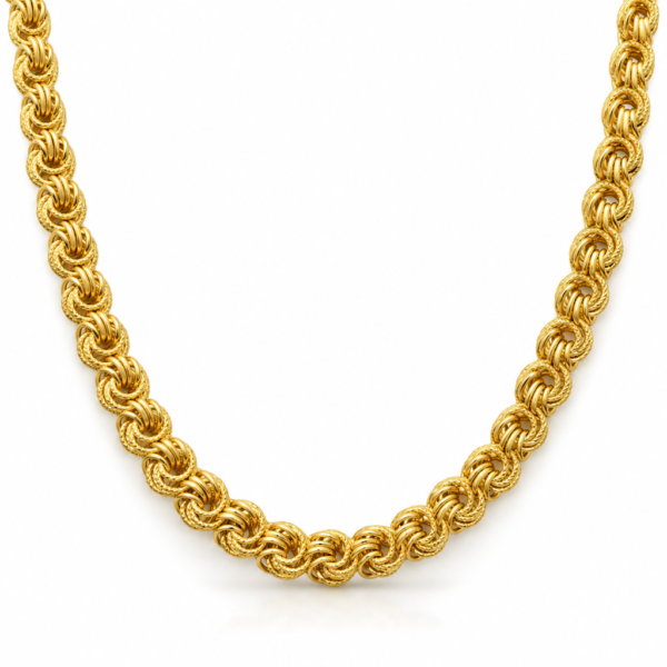 Gargantilla Love Knot 10k Size 17'' Weight 11.2gr K1745S