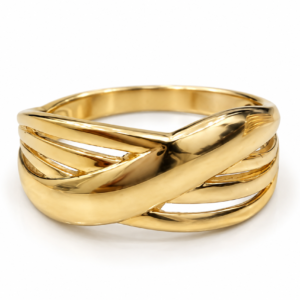 e9decb2d-3bd4-432d-f1e6-08df18b80e7c.png Anillo Fancy Cruzado 10K Size 8 Weight 2.3gr