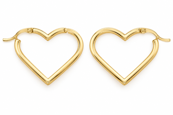 argollas Corazon R 10k Weight 2.1gr