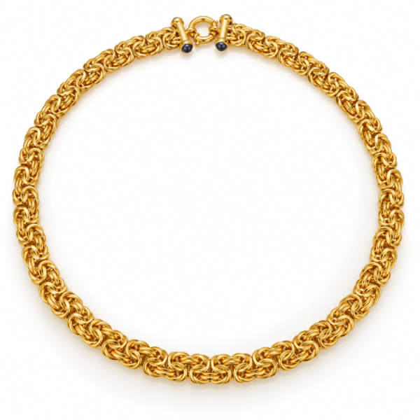 Gargantilla Bizantino Pochy 14k Size 17'' Weight 24.4gr