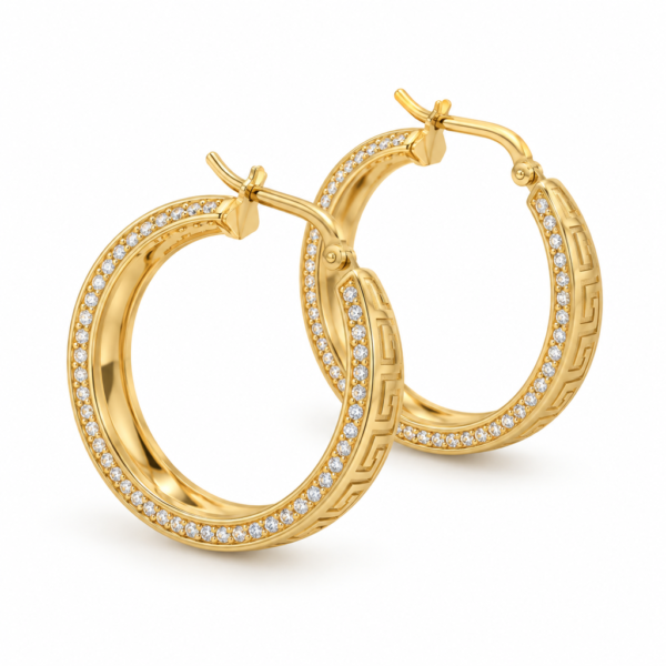 Argolla Greek Design Rose 14K Weight 4.7gr