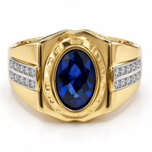 2a440e48-fd2d-4578-4080-08df1dd5e0a9-1.png Anillo Hombre Piedra Azul Oval Jph 10k Size 11 Weight 8.8gr K76157