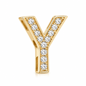 Dije Letra Y w/cz 10K Size  Weight 0.6gr 1450YY