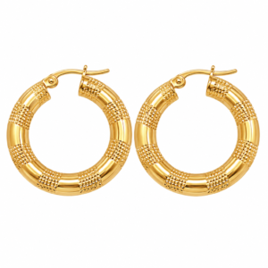 argollas caramelo YF 10K Weight 2gr