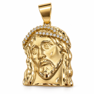abcf61da-4727-42e6-3438-08df1dd5e0a9.png Dije Cara Jesus CZ 10K Weight 3.4gr