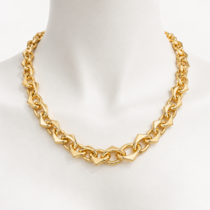 dc354fd3-3325-4dfd-41bd-08df1dd5e0a9.png Gargantilla Open Heart Fancy Chain Joseph 10k Size 17'' x 10.5mm Weight 16.8gr K1068B