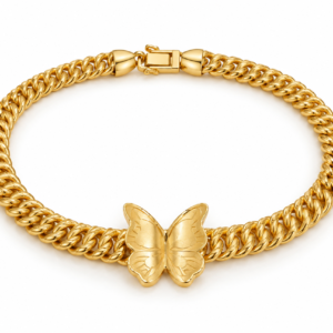 Manilla Corte Princesa Mariposa R 10K Size 7'' Weight 10.2gr
